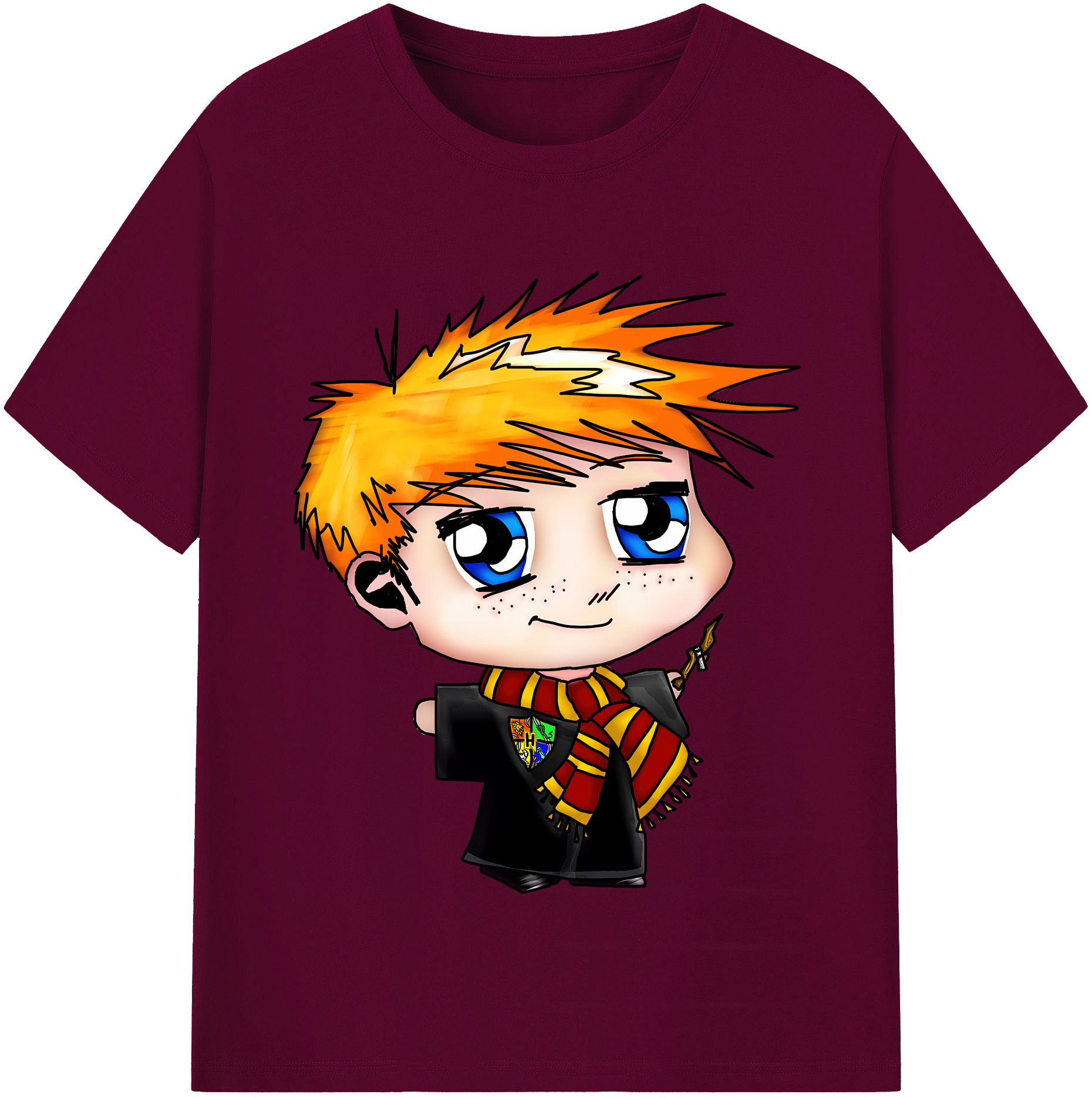 （画像用） Harry Potter ハリー・ポッターシリーズ レディースカジュアルプリントTシャツ（綿100％）